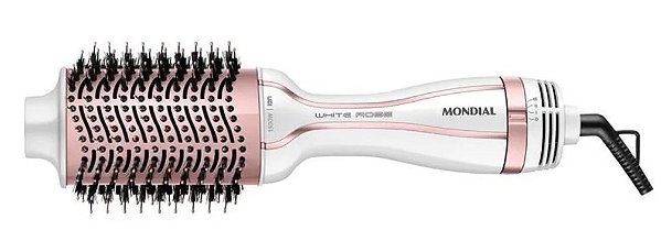 Escova Secadora LINE ES50 1200W White/ Rosa - MONDIAL