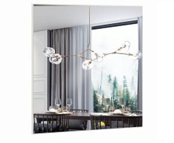 Painel Quadrado Decorativo Espelhado 60x60cm ES7 WW - DALLA COSTA