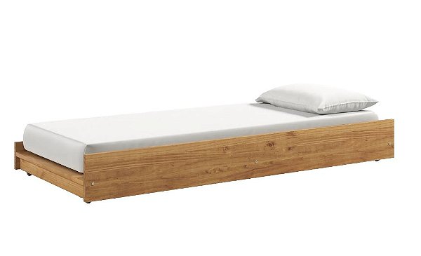 Cama aux. Panamá 213-10 Madeira Maciça Verniz Nogueira - TABULAE