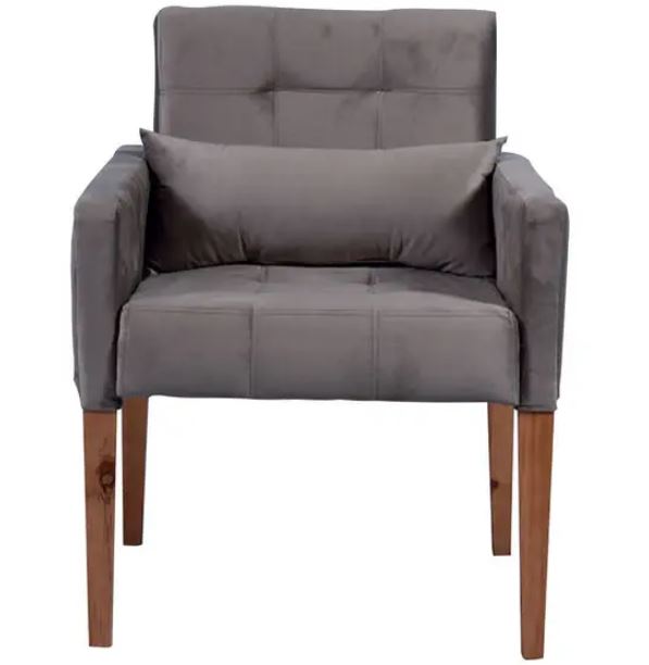 Poltrona Slim Velluti Cacau - CONCEITO ESTOFADOS