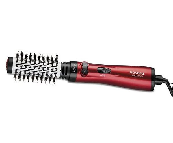 Escova Rotativa ER11 RED INFINITY KERATIN 1000W Vermelha - MONDIAL