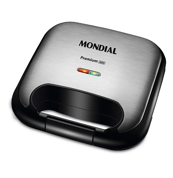 Sanduicheira e Grill Premium S25 Preto Inox - MONDIAL