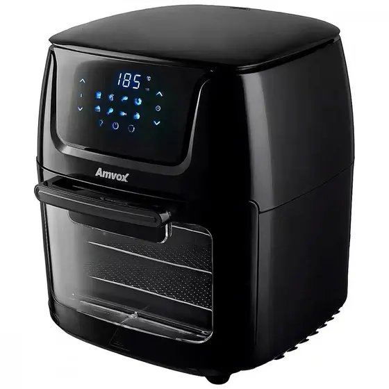 Fritadeira Elétrica 12L ARF OVEN 1222 1700W Preta - AMVOX