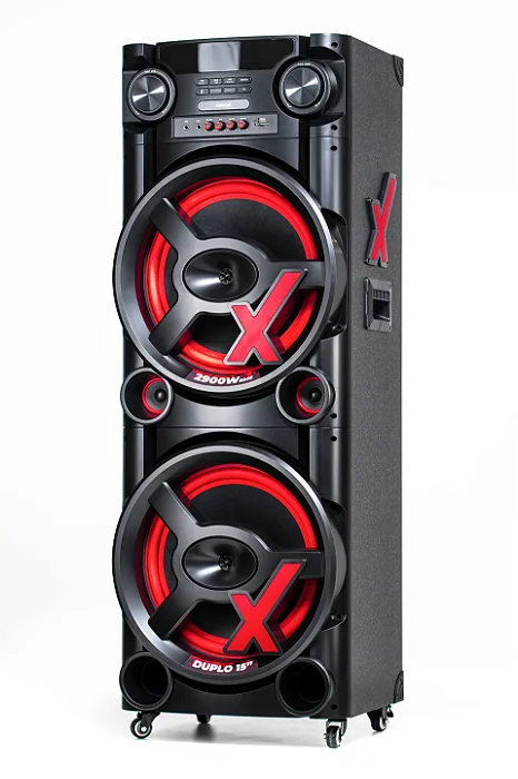 Caixa Amplificada ACA2900 NEWX 2900W RMS Preta - AMVOX