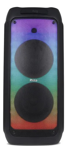 Caixa Amplificada PCX10101 2000W RMS Preta - PHILCO
