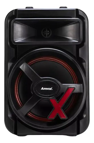 Caixa Amplificada ACA251 250W RMS Preta - AMVOX
