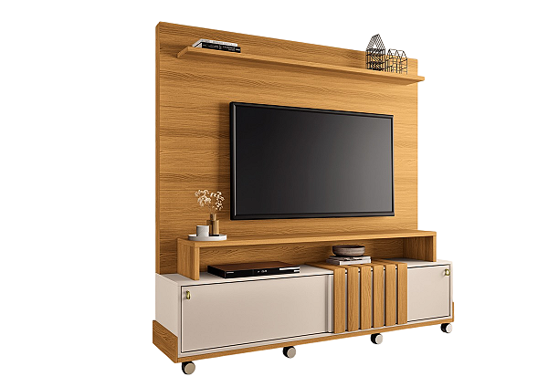 Estante Home Bold Cinamomo/ Off White - HB MÓVEIS