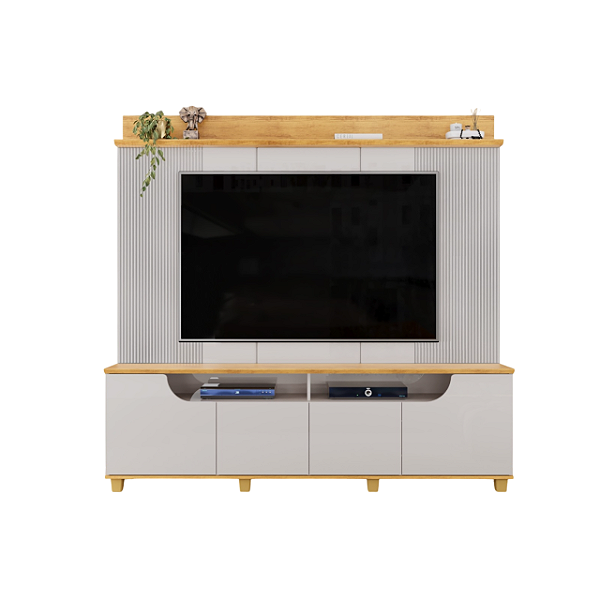 Estante Home Gama Bali/ Cedro - DJ MÓNEIS