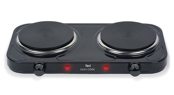 Fogão 2 Bocas Elétrico EASY COOK FE200 Preto - RED