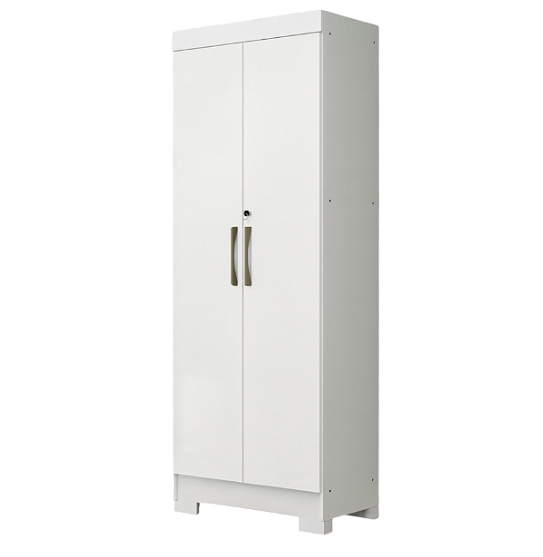 Multiuso Rio 2 Portas C/ Chave e Pés Branco - MAXEL