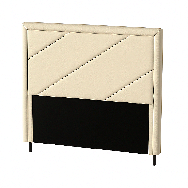 Cabeceira Casal Oxford 1.42 Estofada C02 Korino Bege - PROBEL