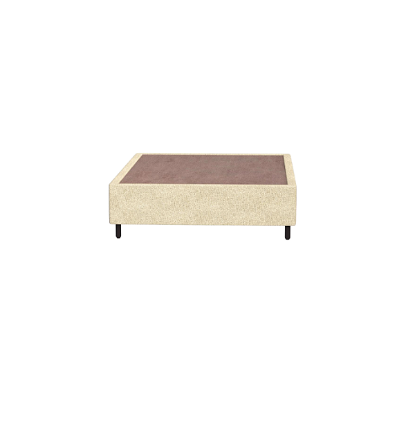 Box Base Casal Ecológico Kupon 138X188X30cm Tec EJ Marrom - PROBEL