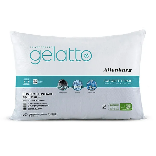 Travesseiro Galatto 48X70CM Branco - ALTENBURG