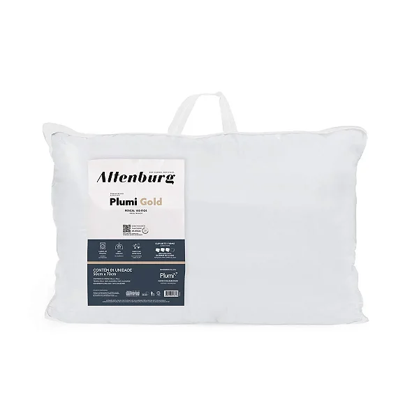 Travesseiro Lumi Gold 50X70CM Branco - ALTENBURG
