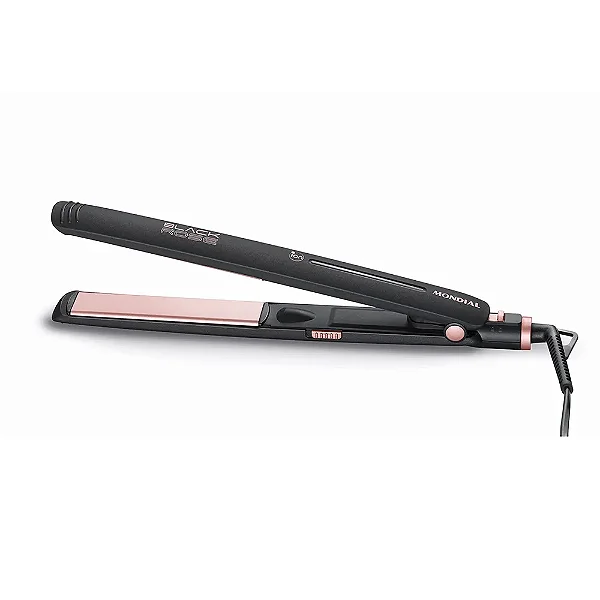 Prancha Alisadora P27 Black/ Rose - MONDIAL