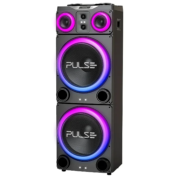 Caixa de Som 3500W RMS PULSE TORRE DOUBLE SP515 Preta - MULTILASER