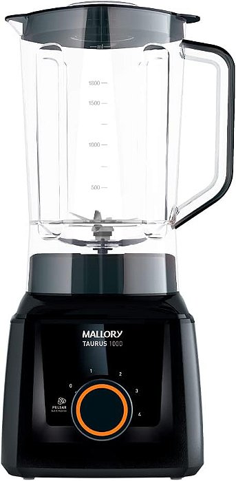 Liquidificador 4 Velocidades Taurus 1000 900W Preto - MALLORY