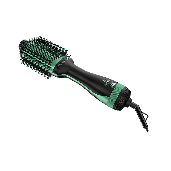Escova Secadora Babosa Brush 3D 1300W PT/ Verde - GAMA ITALY