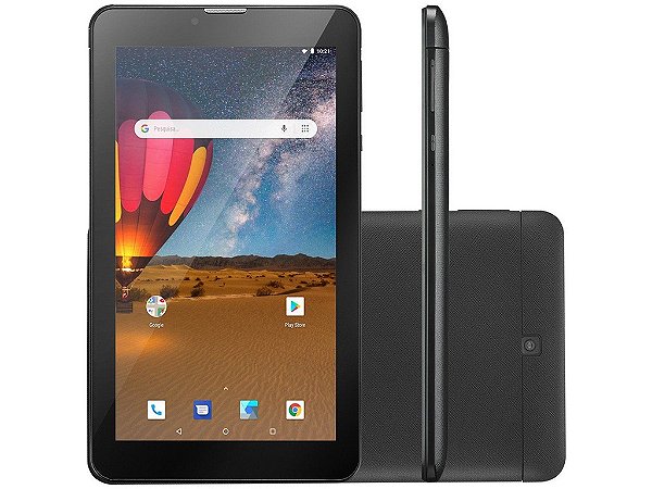 TABLET M7 3G PLUS QUAD CORE 16GB PRETO NB304