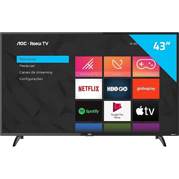 Smart Tv 43" Led  43S5195-78 TV Full HD 3HDMI USB - AOC