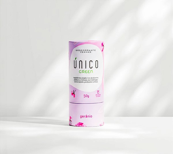 Desodorante Único Gerânio | Bastão 100% Natural & Vegano