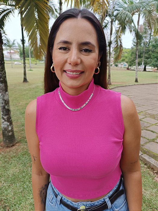 Cropped Regata Gola Alta Canelada