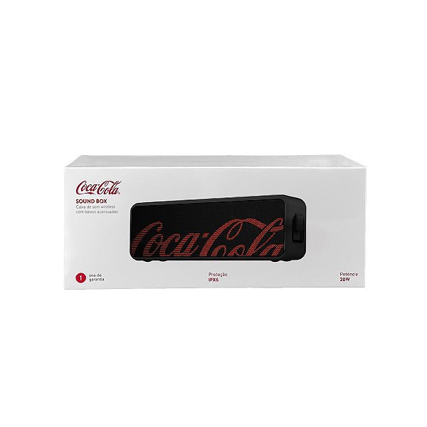 Caixa de Som Sound Box- Coca Cola