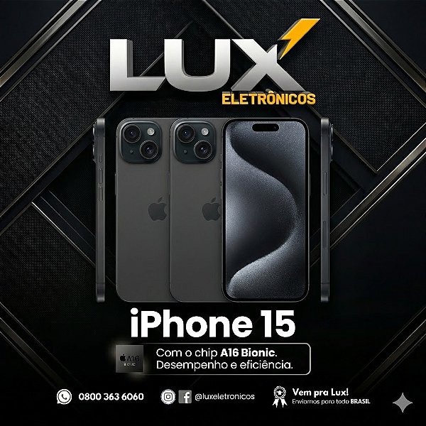 iPhone 15 128 GB - Semi novo