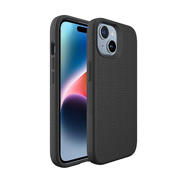 Capinha Double Magcase Iphone 15 Plus Preta