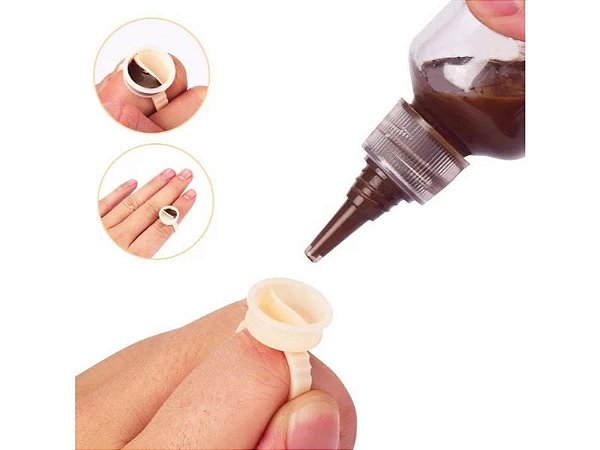 ANEL BATOQUE SILICONE DIVISÃO (20 UNIDADES)