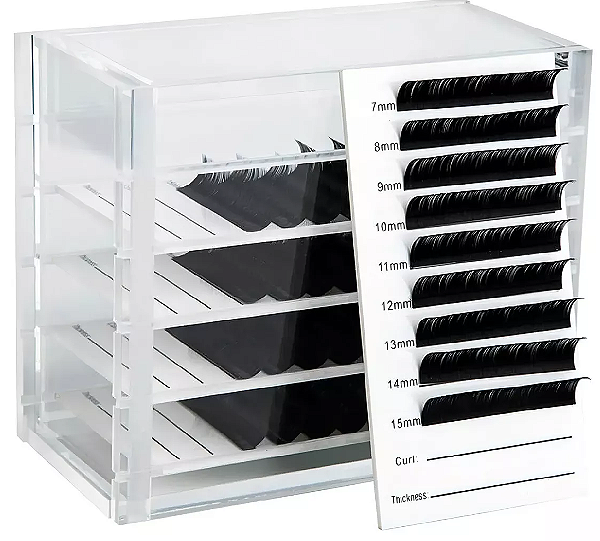 CAIXA ACRÍLICA PORTA CÍLIOS