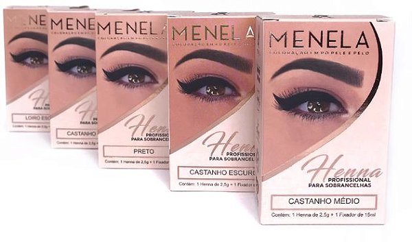 HENNA PARA SOBRANCELHAS MENELA 2,5g