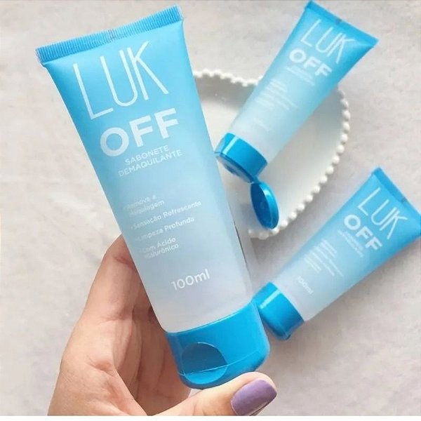 SABONETE FACIAL LUK OFF DEMAQUILANTE 100ml