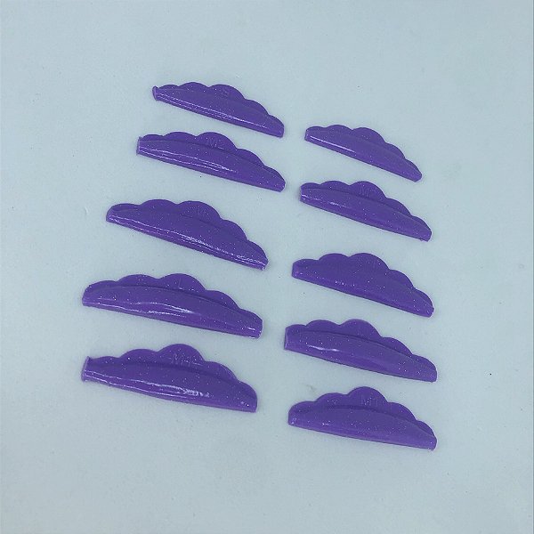 MOLDE NUVEM ROXO GLITTER