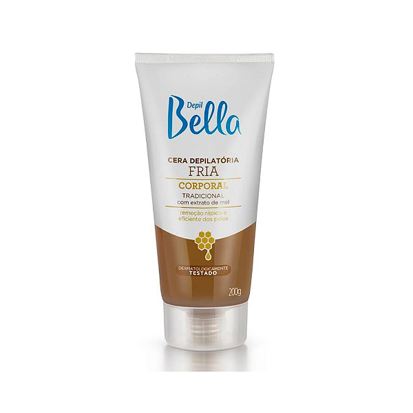 CERA DEPILATÓRIA FRIA DE MEL DEPILBELLA 200g
