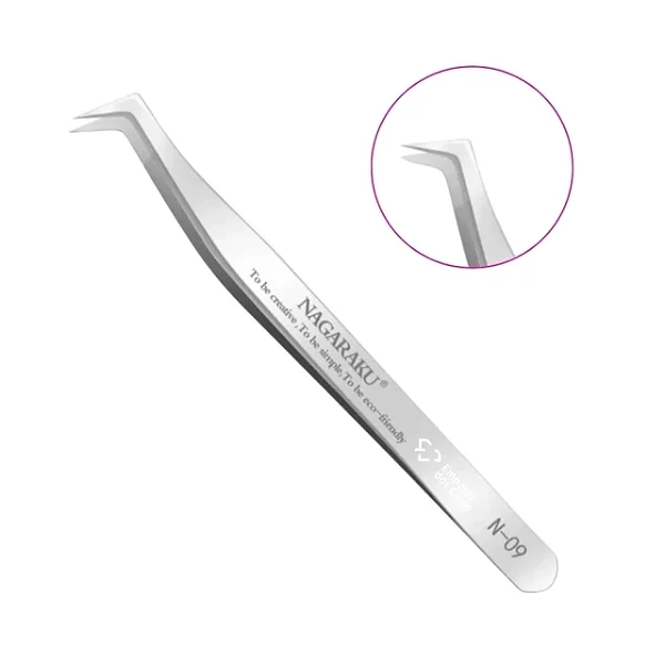 PINÇA CÍLIOS PROFISSIONAL NAGARAKU N-09 VOLUME RUSSO