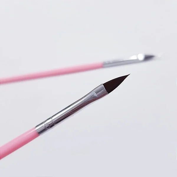 PINCEL ROSA PARA UNHAS DE PORCELANA/ACRÍLICA