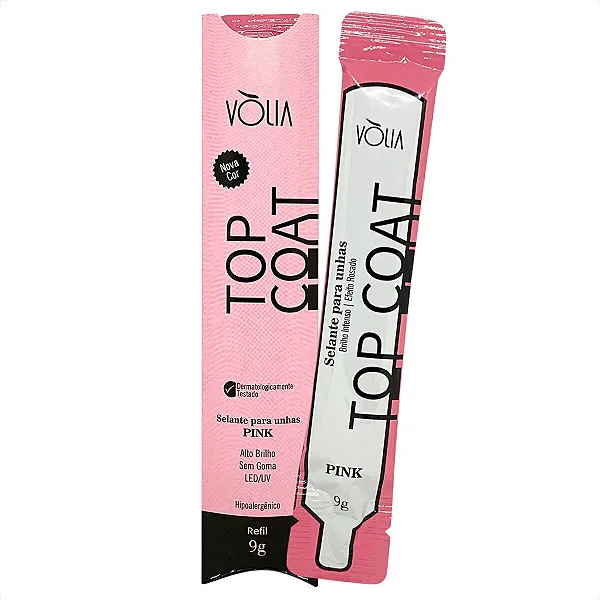SACHÊ TOP COAT VÒLIA PINK 9ml