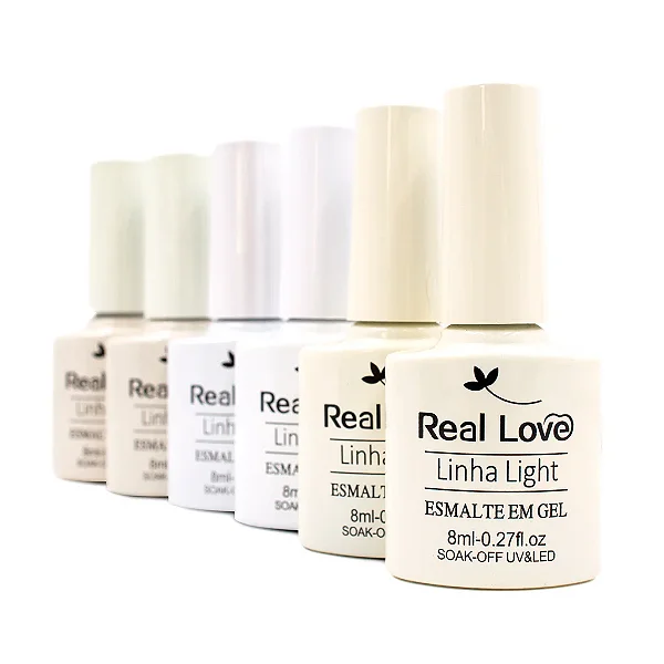 Kit de Esmaltes Francesinha 6 cores - Real Love