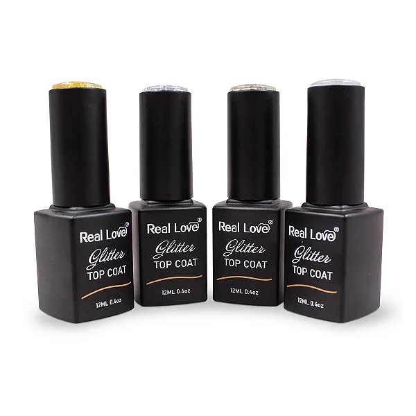TOP COAT REAL LOVE GLITTER 12ml