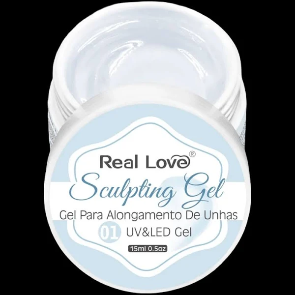 GEL REAL LOVE CLEAR SCULPTING ULTRA BRILHO 15ml