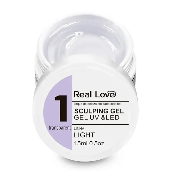 GEL REAL LOVE SCULPING CLEAR 1 15ml