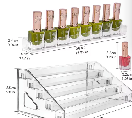 DISPLAY ACRÍLICO ORGANIZADOR DE ESMALTES