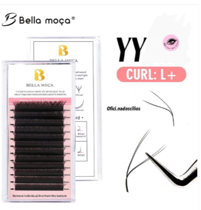 CÍLIOS BELLA MOÇA Y BRASILEIRO 0.07 CURVATURA L+ MIX 8-14mm