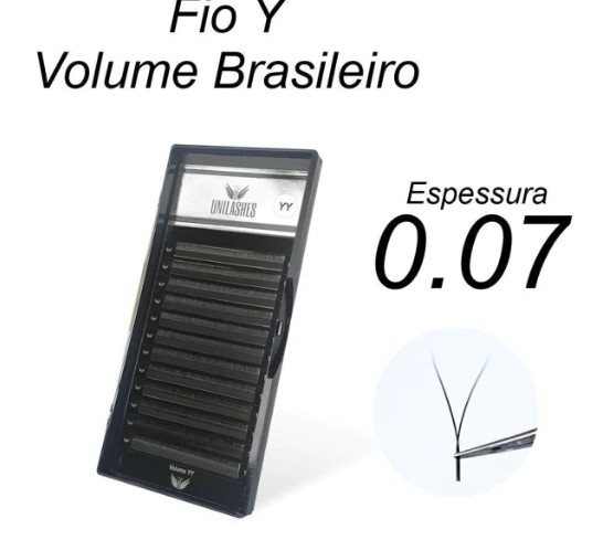 CÍLIOS UNILASHES VOLUME BRASILEIRO YY 0.07D MIX 7-13