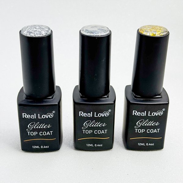 KIT TOP COAT REAL LOVE GLITTER