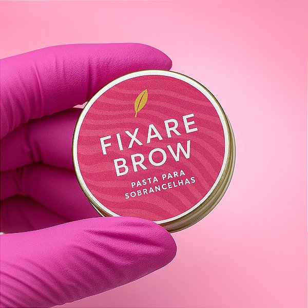 FIXARE BROW PASTA MODELADORA PARA SOBRANCELHAS 8g + ESCOVINHA