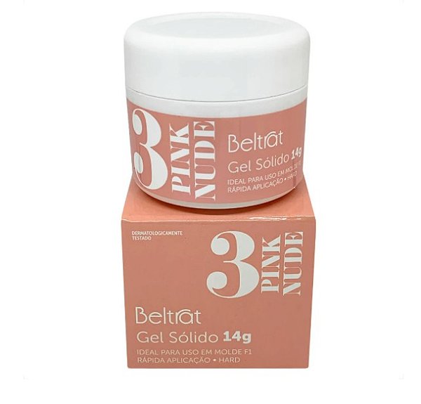GEL SÓLIDO BELTRAT 3 PINK NUDE 14G