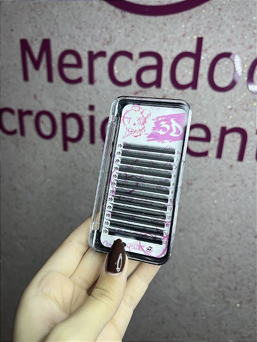 CÍLIOS BAD PINK W3D EGÍPCIO CURVATURA M MIX 6-12 0.07