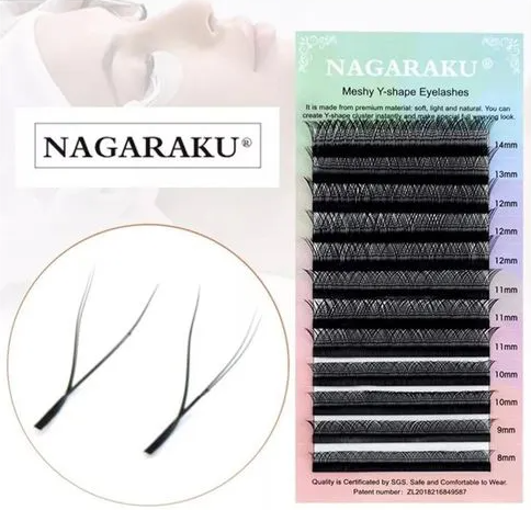 CÍLIOS NAGARAKU YY VOLUME BRASILEIRO MIX 8-14mm 0.07D